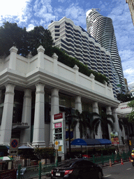 Front of the Erawan Bangkok shopping mall at Ratchadamri Road