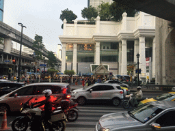 Ratchadamri Road, the Erawan Shrine and the Erawan Bangkok shopping mall