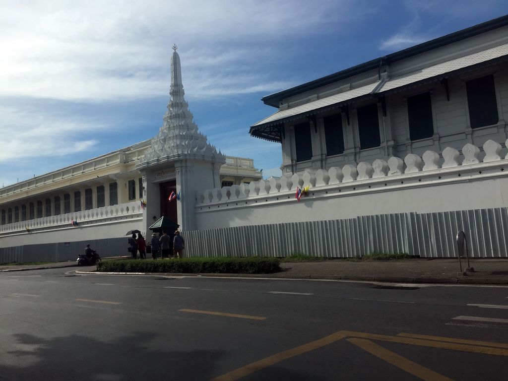 The Wiset Chaisri gate to the Grand Palace, at Na Phra Lan Road