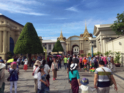 Road leading to the Phiman Chaisi gate of the Grand Palace
