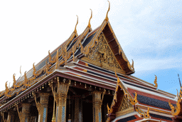 Northwest side of the Chapel of the Emerald Buddha at the Temple of the Emerald Buddha at the Grand Palace