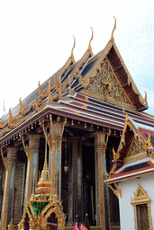 Northwest side of the Chapel of the Emerald Buddha at the Temple of the Emerald Buddha at the Grand Palace