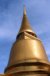 The Phra Siratana Chedi stupa at the Temple of the Emerald Buddha at the Grand Palace