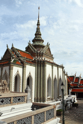 The Phra Wiharn Yod hall at the Temple of the Emerald Buddha at the Grand Palace