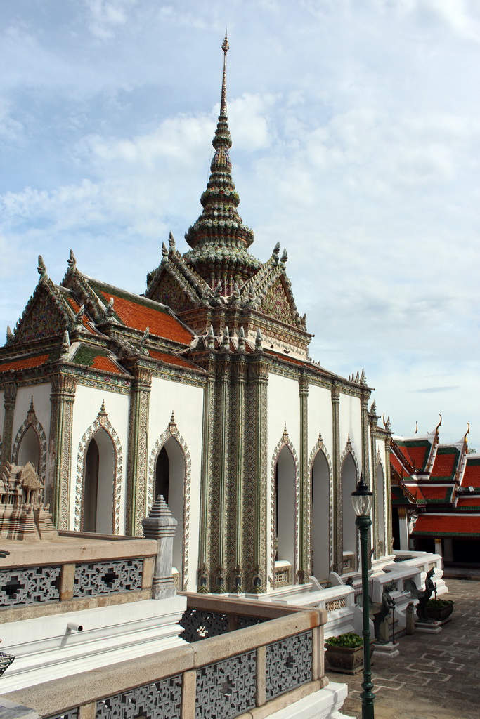 The Phra Wiharn Yod hall at the Temple of the Emerald Buddha at the Grand Palace