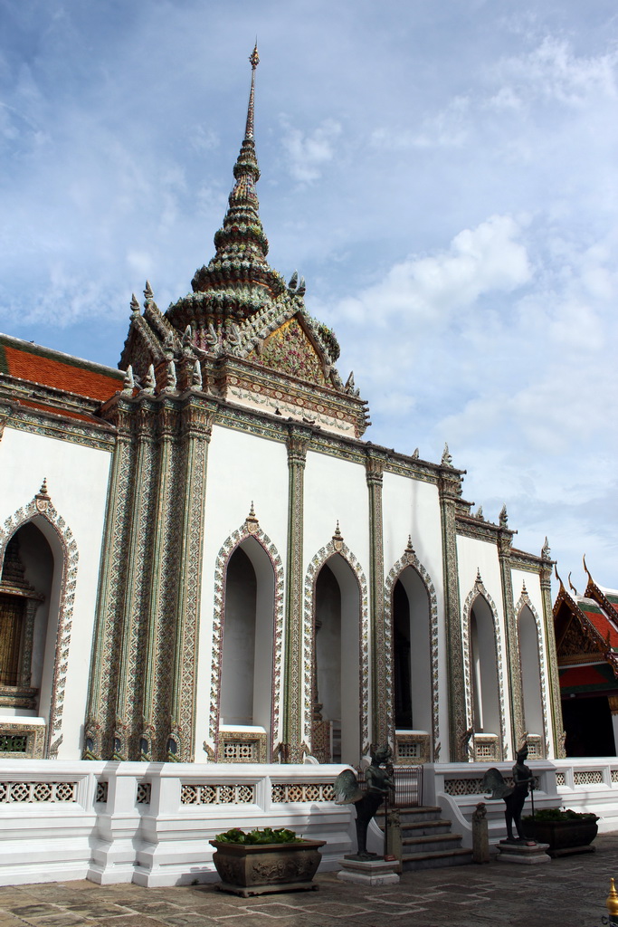 The Phra Wiharn Yod hall at the Temple of the Emerald Buddha at the Grand Palace