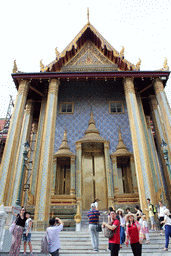 The Prasat Phra Dhepbidorn hall at the Temple of the Emerald Buddha at the Grand Palace