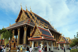 Northeast side of the Chapel of the Emerald Buddha at the Temple of the Emerald Buddha at the Grand Palace