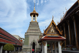 Belfry at the south side of the Chapel of the Emerald Buddha at the Temple of the Emerald Buddha at the Grand Palace