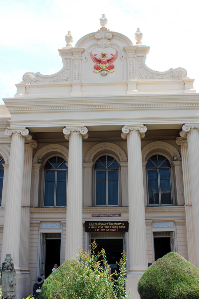 Front of the Museum of the Emerald Buddha Temple at the Grand Palace