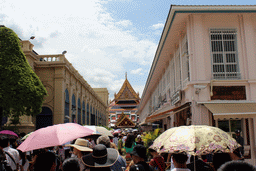 Road from the Outer Court to the entrance of the Temple of the Emerald Buddha at the Grand Palace