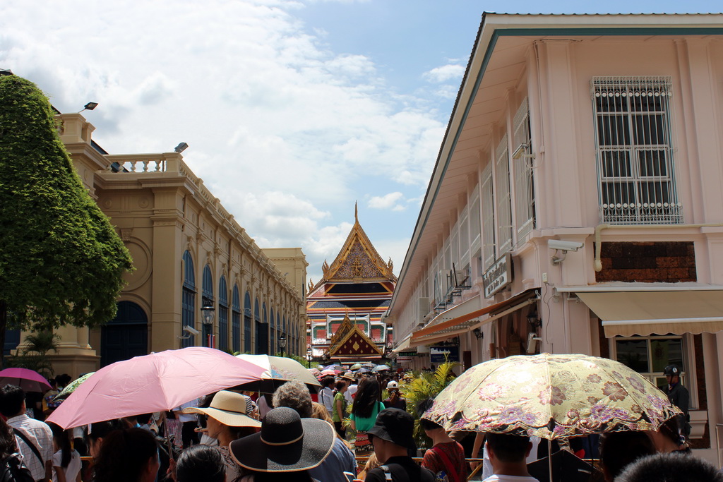 Road from the Outer Court to the entrance of the Temple of the Emerald Buddha at the Grand Palace