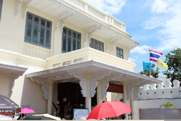 Front of the Queen Sirikit Museum of Textiles at the Grand Palace