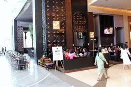 Front of the Nara Thai Cuisine restaurant at the Central World shopping mall