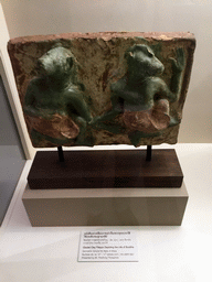 Glazed Clay Plaque Depicting the Life of Buddha, at the Asian Art room at the Ground Floor of the Maha Surasinghanat Building at the Bangkok National Museum, with explanation