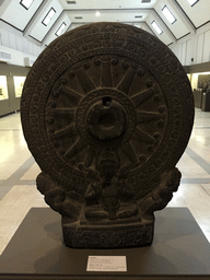 Wheel of the Law, at the Dvaravati Art room at the First Floor of the Maha Surasinghanat Building at the Bangkok National Museum