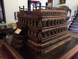 Sedan chair at the Royal Transportations room of the Prince Residential Complex at the Bangkok National Museum