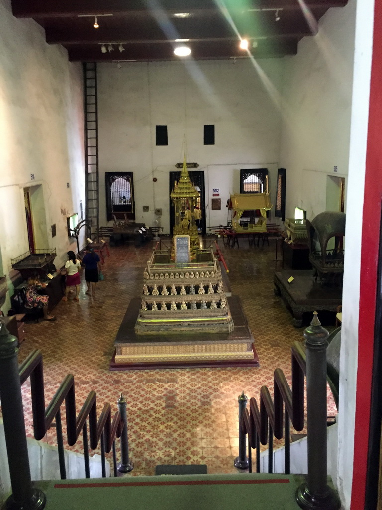 Interior of the Royal Transportations room of the Prince Residential Complex at the Bangkok National Museum