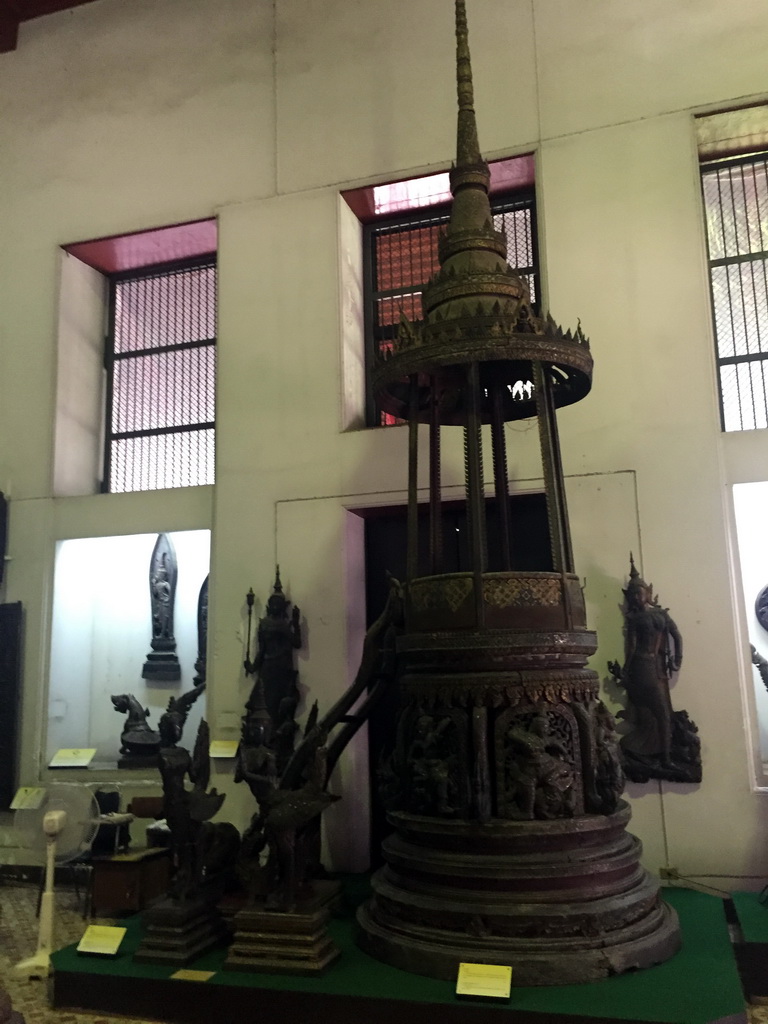 Items in the Wood Carving room of the Prince Residential Complex at the Bangkok National Museum