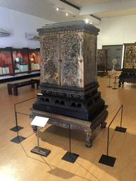 Gilded Lacquer Manuscript Cabinet at the Ayutthaya Art room at the First Floor of the Praphat Phiphitthaphan Building at the Bangkok National Museum