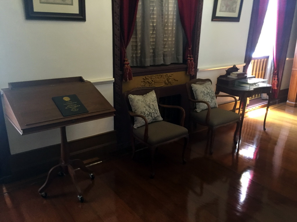 Interior of the Library at the First Floor of the Issaret Rachanuson Hall at the Bangkok National Museum