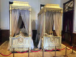 Beds in the Bedroom at the First Floor of the Issaret Rachanuson Hall at the Bangkok National Museum