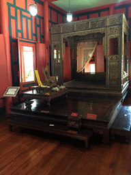 Bed in the Red House at the Bangkok National Museum