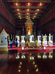 Interior of the Buddhaisawan Chapel at the Bangkok National Museum