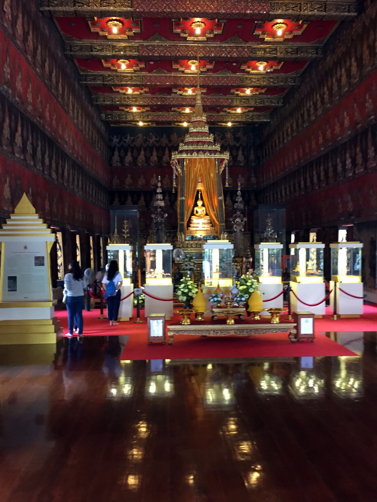 Interior of the Buddhaisawan Chapel at the Bangkok National Museum