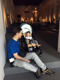 Tim and Max at the Siwamokhaphiman Hall at the Bangkok National Museum