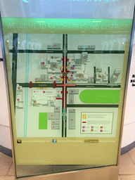 Map of Ratchaprasong District, at the skywalk