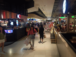Food stalls and restaurants at the Food Court at the Siam Paragon shopping mall