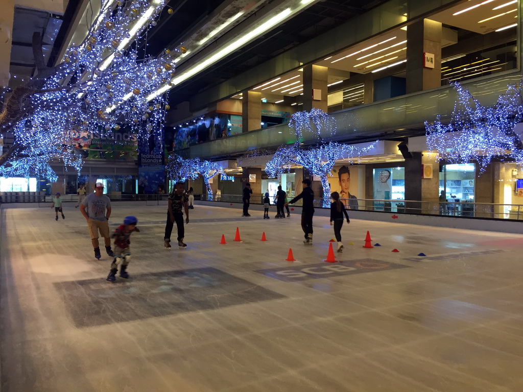 The ice rink at the Central World shopping mall