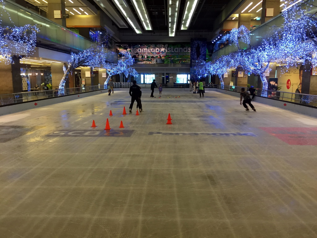 The ice rink at the Central World shopping mall
