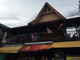 Front of a restaurant at Prachathon Alley in the Lat Krabang district