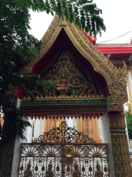 Entrance gate to the main temple of the Wat Sangkha Racha temple complex