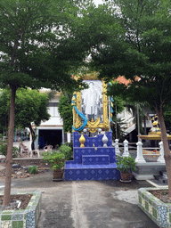 Portrait of King Rama IX at the Wat Sangkha Racha temple complex