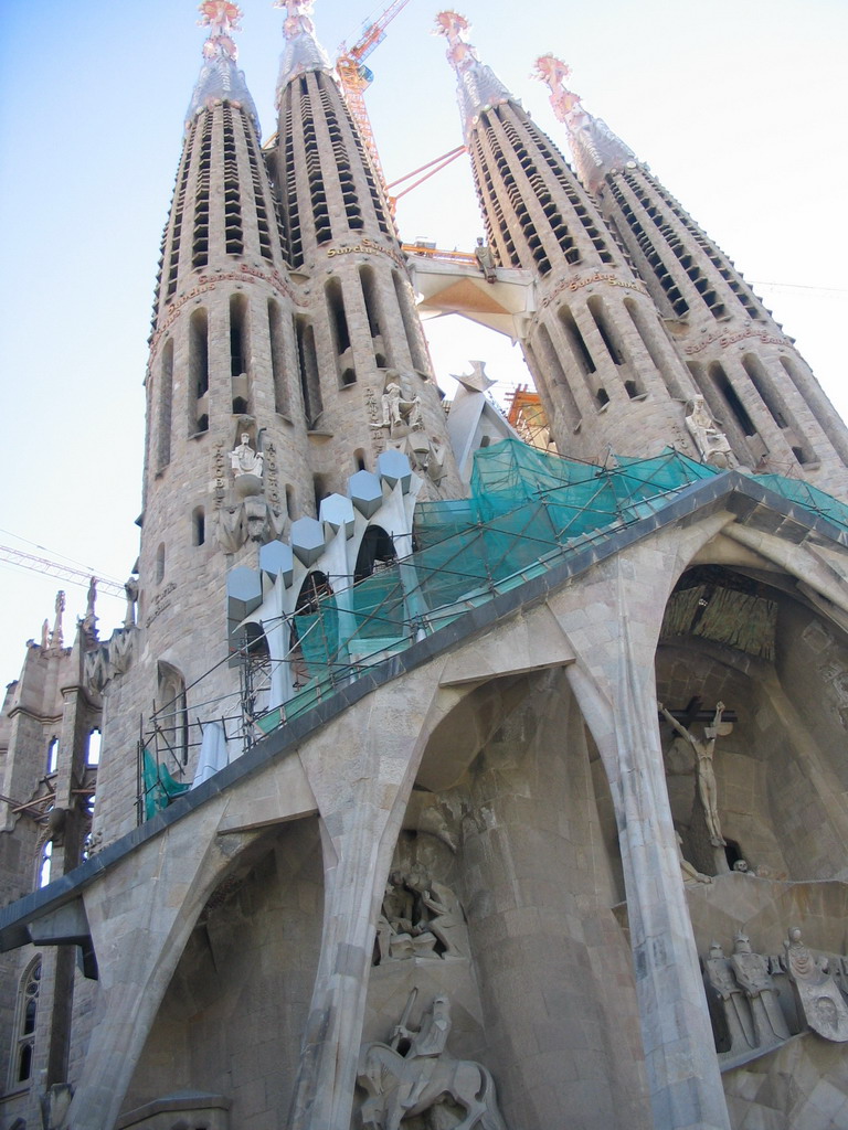 Front of the Sagrada Família church