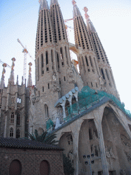 Front of the Sagrada Família church