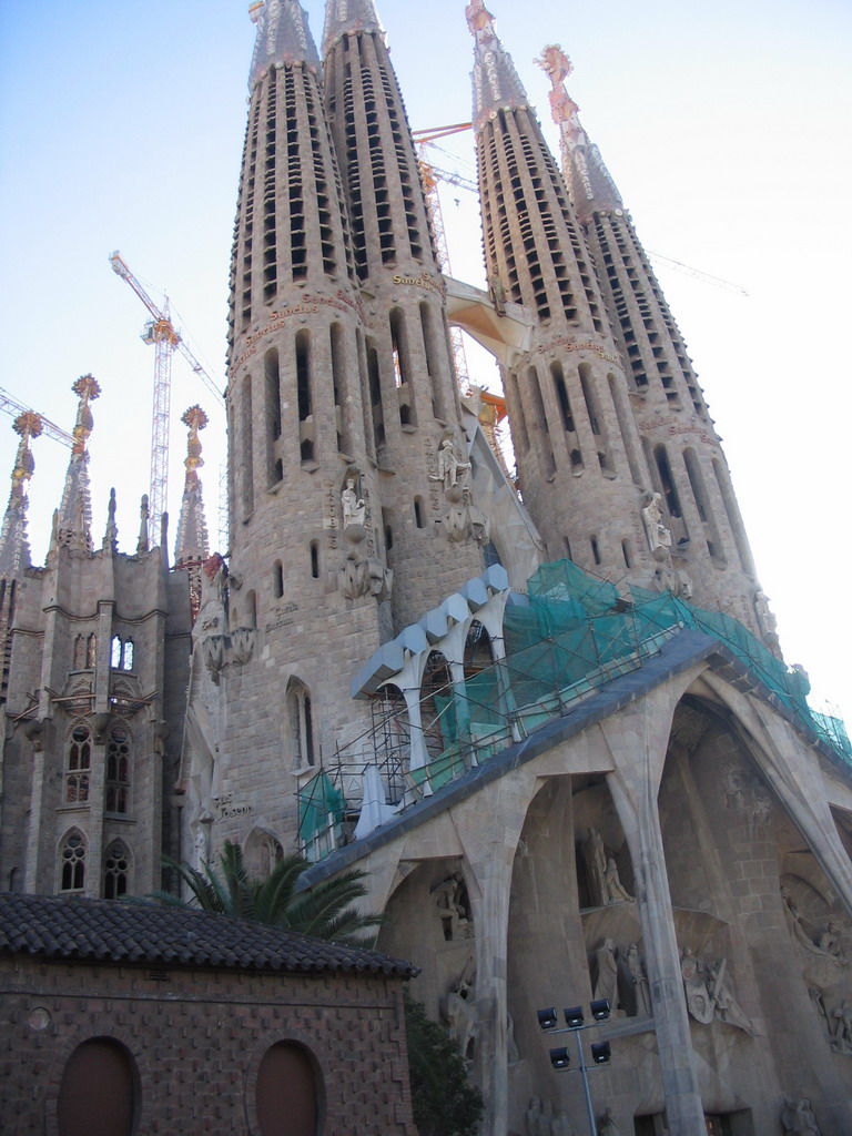 Front of the Sagrada Família church