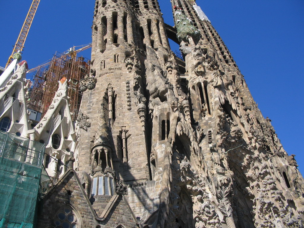 Front of the Sagrada Família church