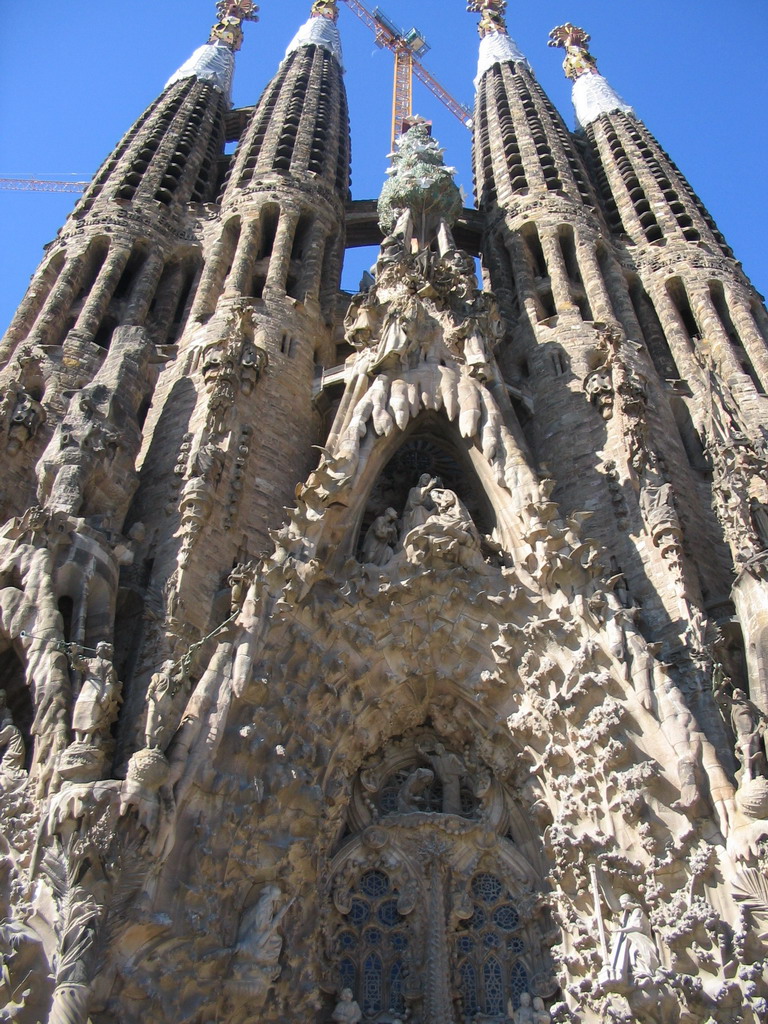 Front of the Sagrada Família church