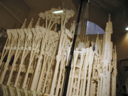 Scale model of the Sagrada Família church, in the Sagrada Família church