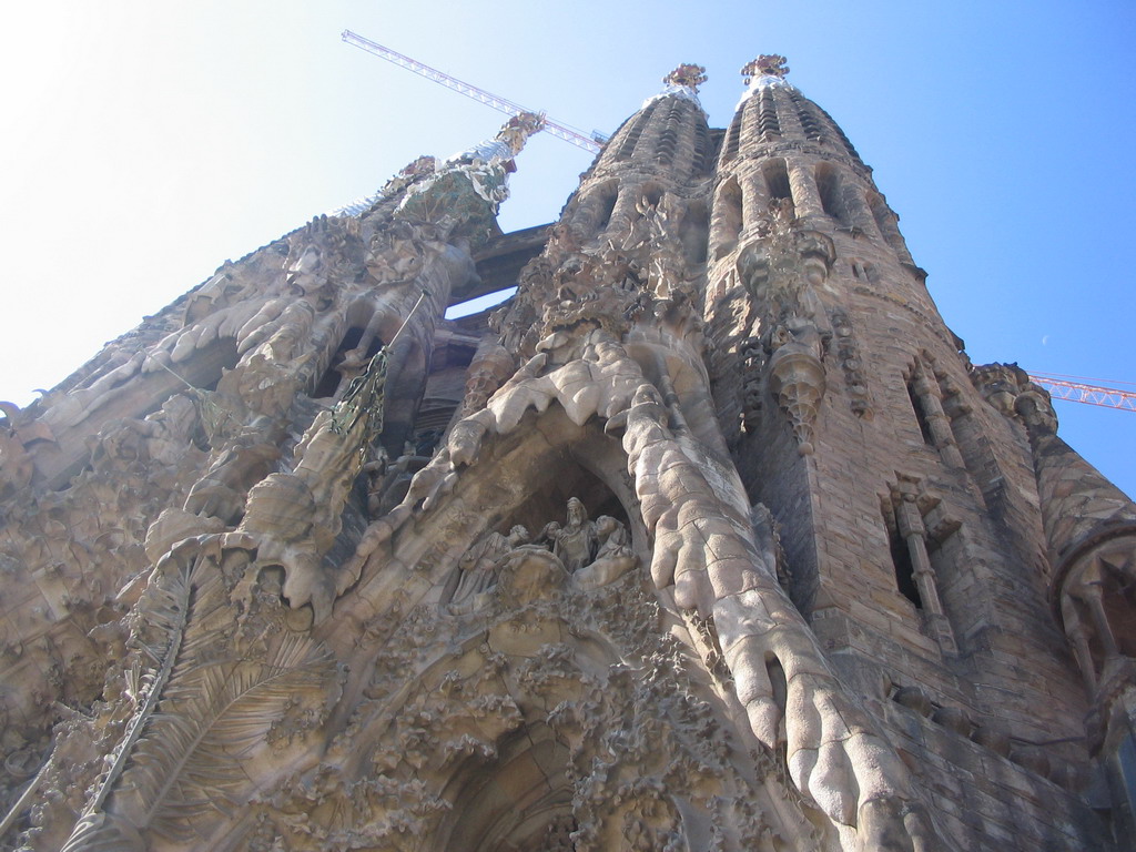 Front of the Sagrada Família church