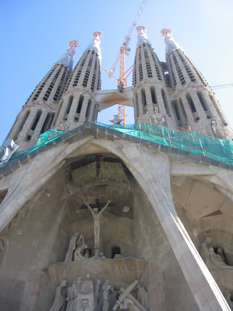 Front of the Sagrada Família church