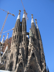 Front of the Sagrada Família church