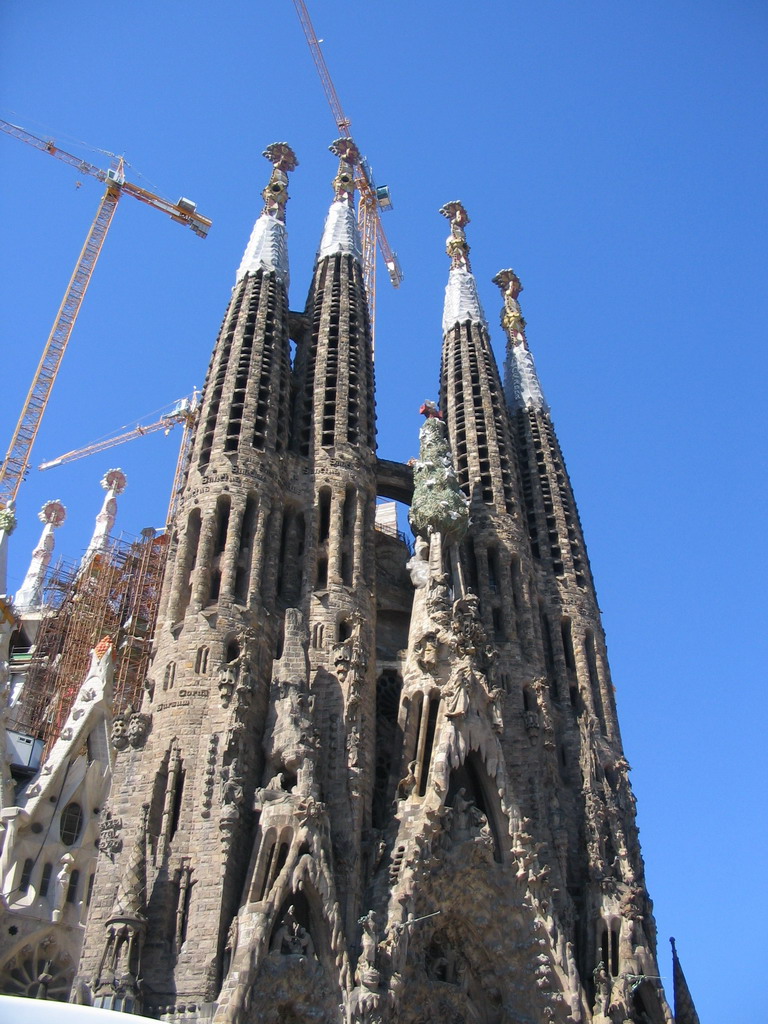 Front of the Sagrada Família church