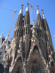 Front of the Sagrada Família church