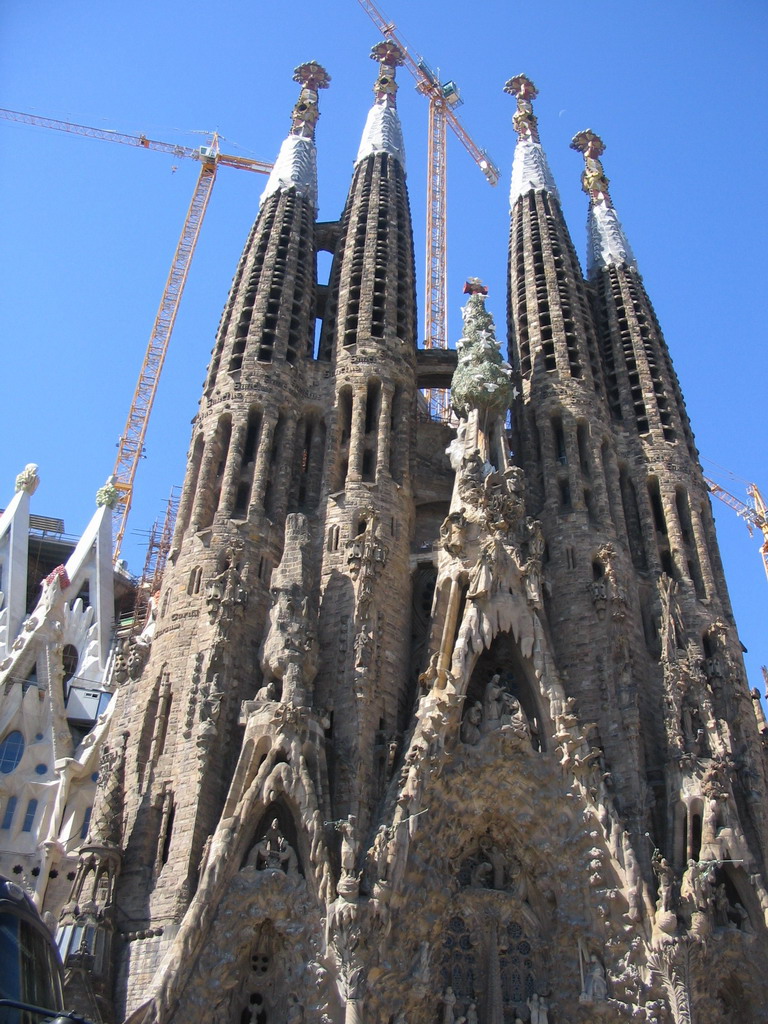 Front of the Sagrada Família church