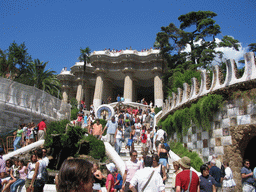 Entrance staircase at Park Güell